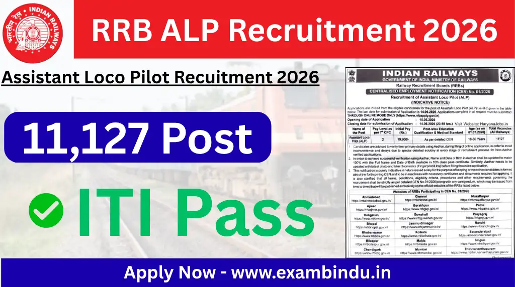 RRB ALP Recruitment 2026