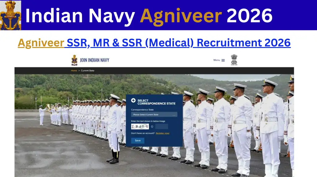 Indian Navy Agniveer SSR, MR Recruitment 2026