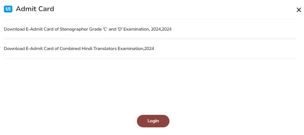 SSC CHSL Mains Admit Card 2026