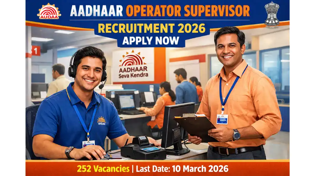 CSC Aadhaar Supervisor Vacancy 2026