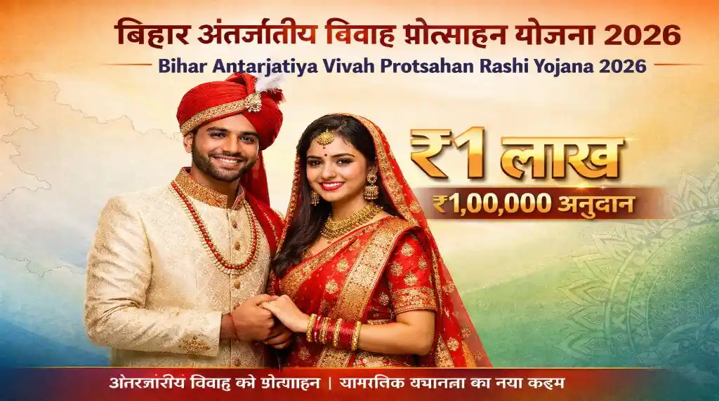 Bihar Antarjatiya Vivah Protsahan Rashi Yojana 2026