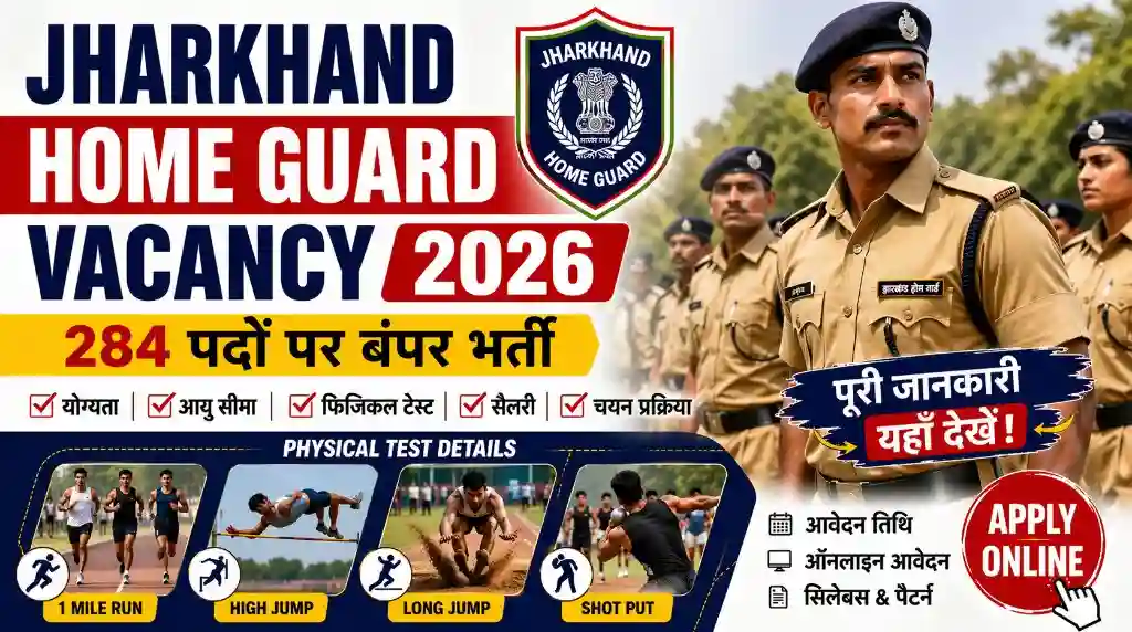 Jharkhand Police Home Guard Vacancy 2026