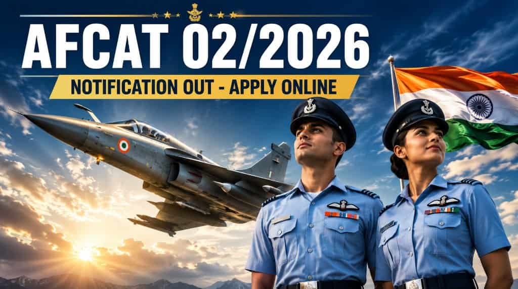 Indian Air Force AFCAT 02/2026 Vacancy