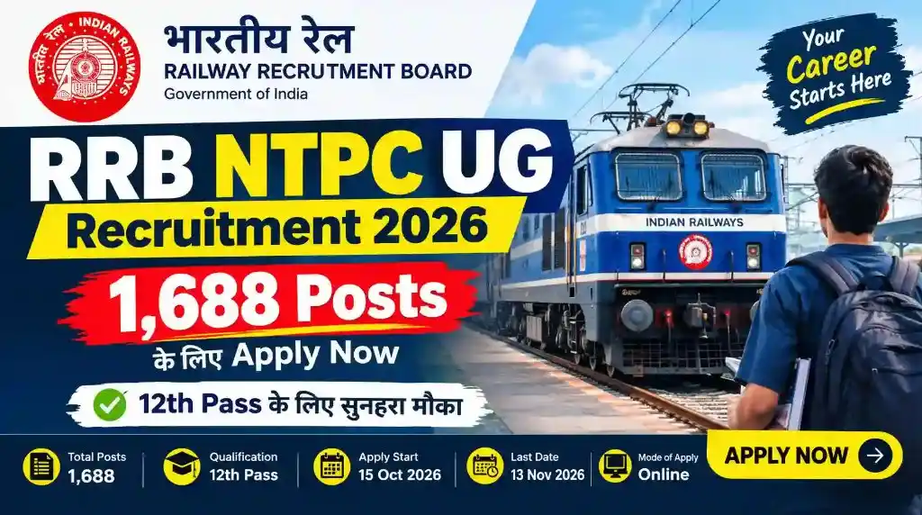 RRB NTPC UG Recruitment 2026