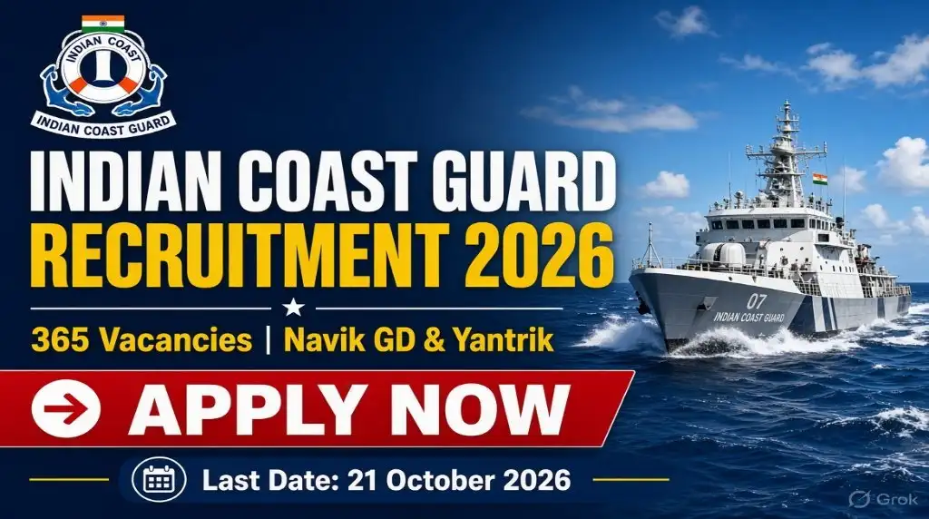 Indian Coast Guard Bharti 2026